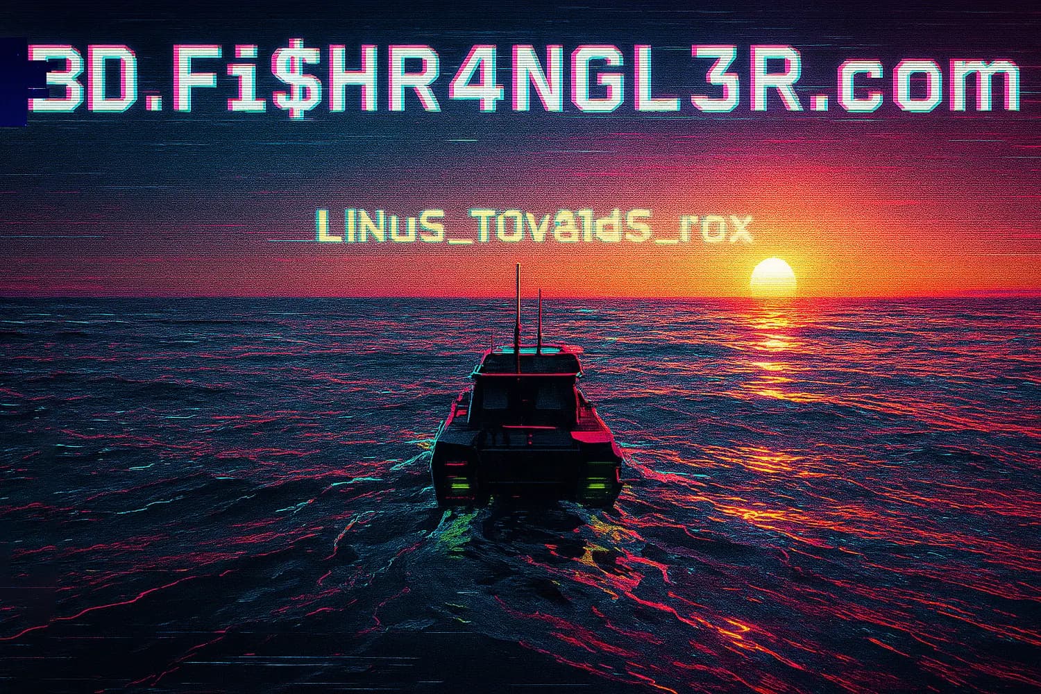 3D Wr4ngl3r – h4x0r Fishing in the Grid | Vibe Jam 2025 screenshot
