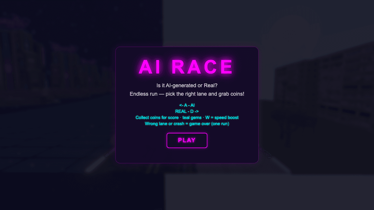 Real or AI screenshot