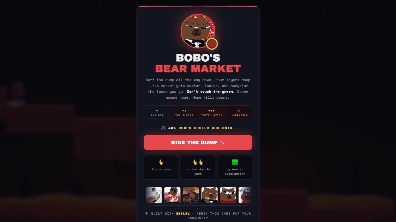 BOBO'S BEAR MARKET screenshot