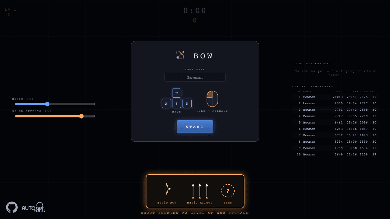 Bow screenshot