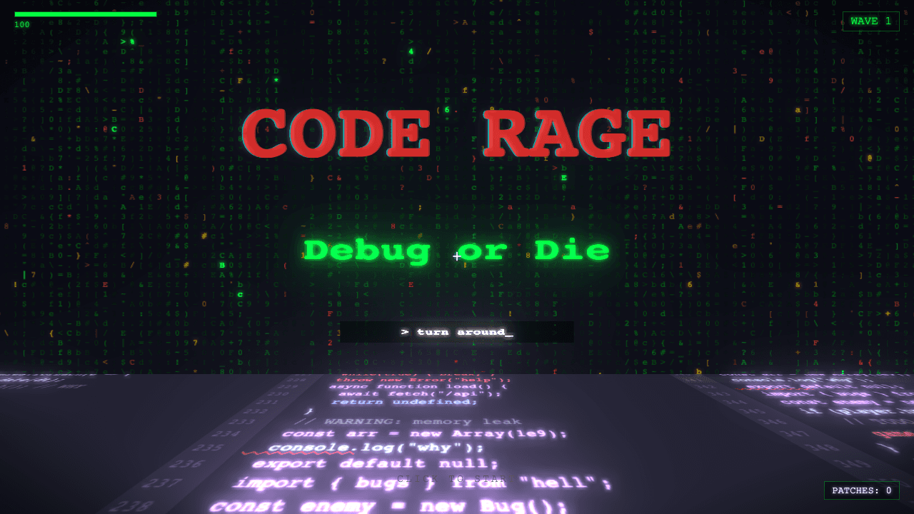 Code Rage screenshot