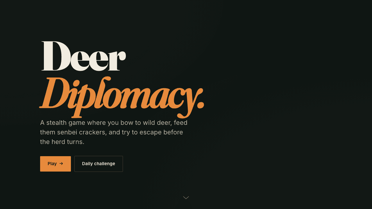 Deer Diplomacy screenshot