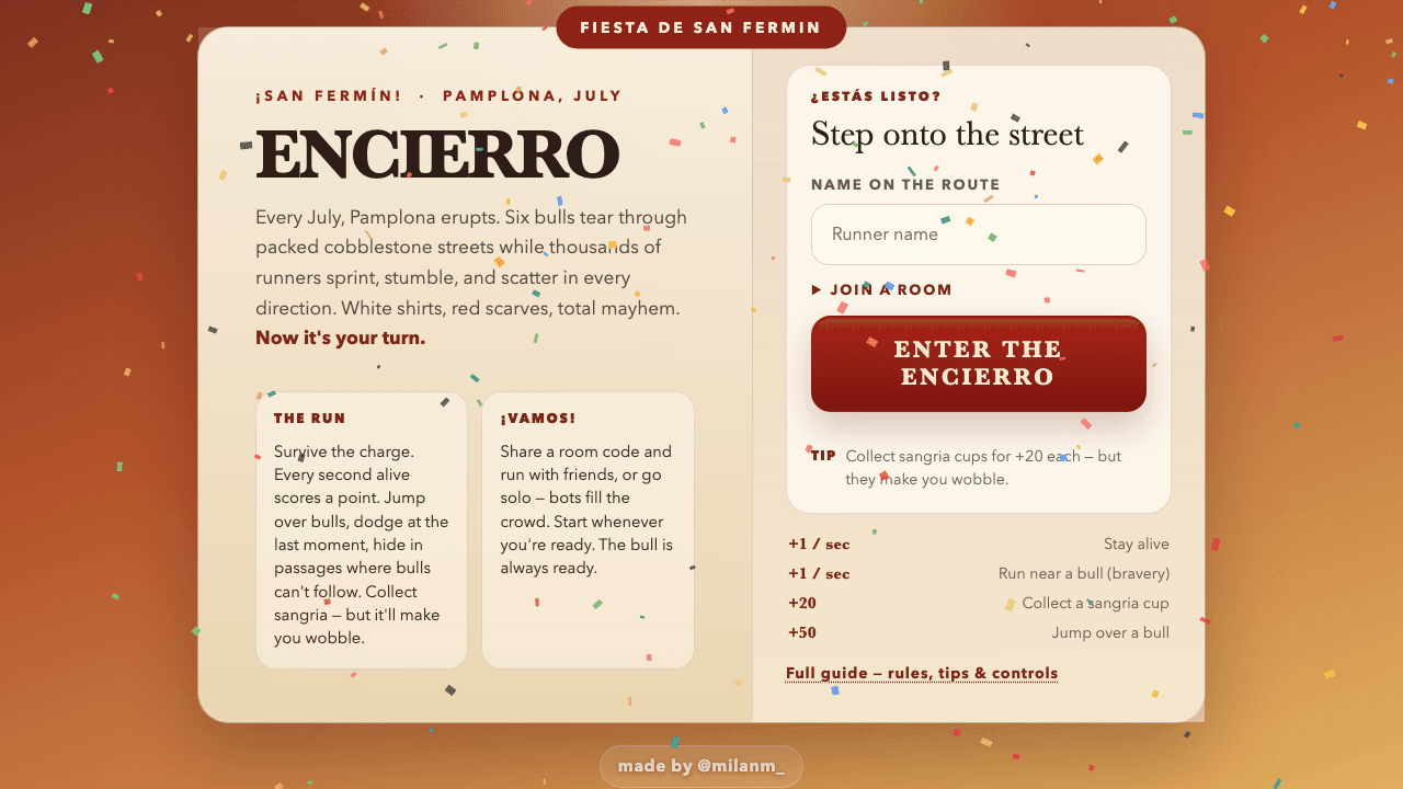 Encierro screenshot