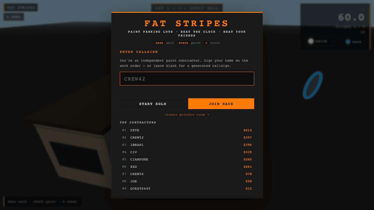Fat Stripes screenshot