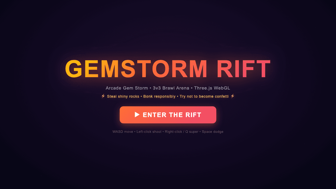 GEMSTORM RIFT screenshot