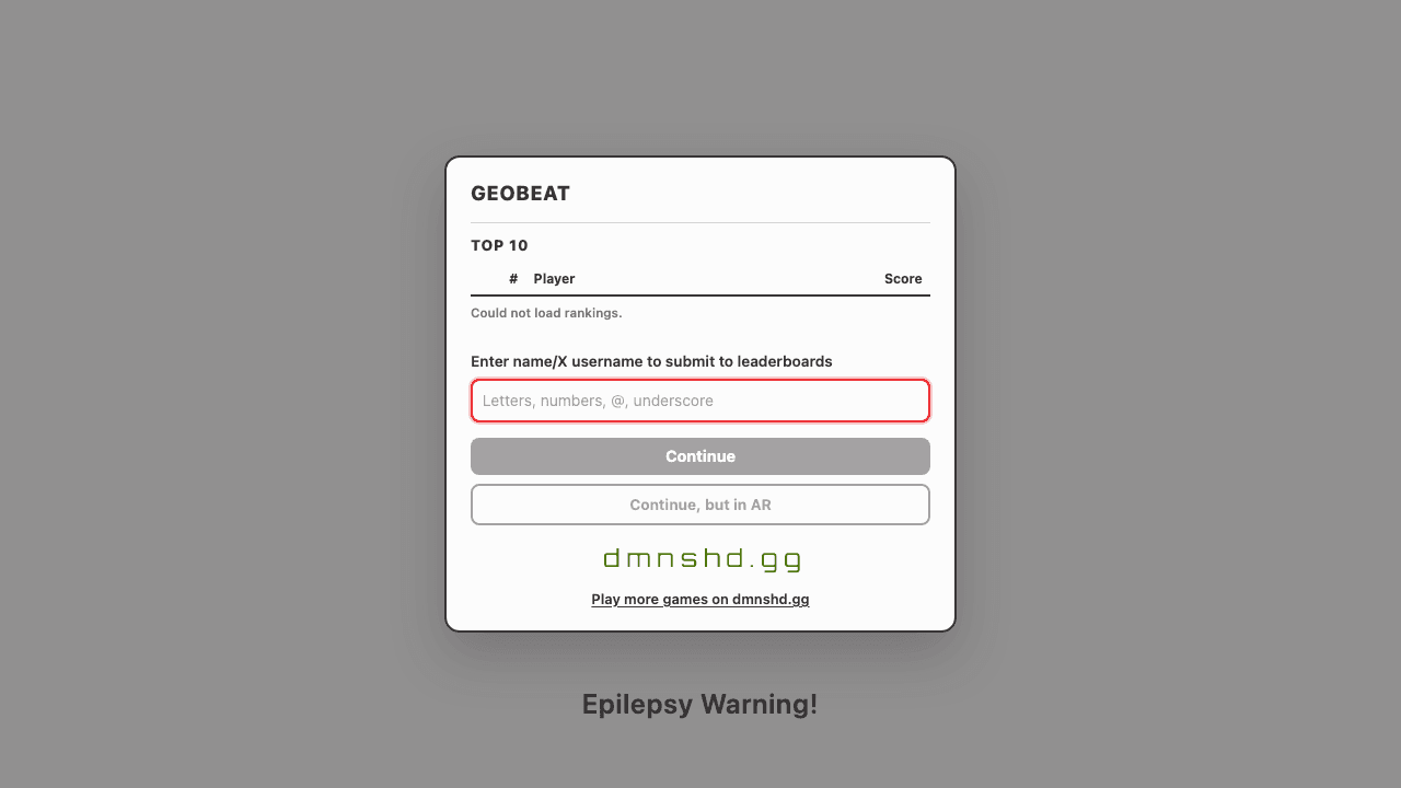 GeoBeat screenshot