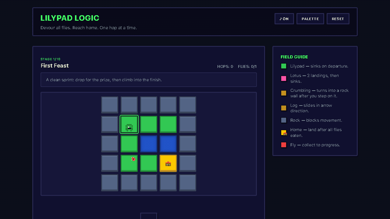 Lilypad Logic screenshot