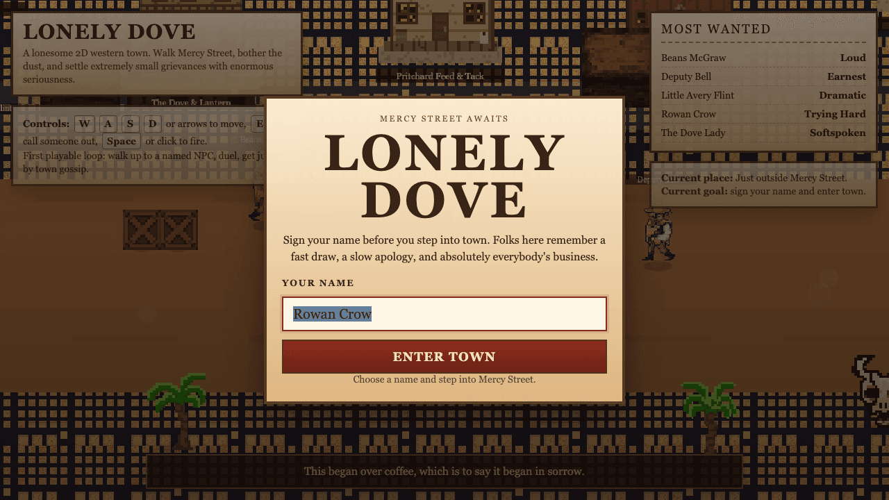 Lonely Dove screenshot