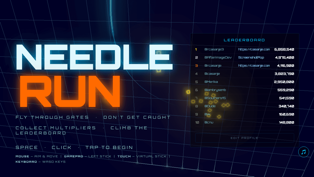 NEEDLE RUN screenshot