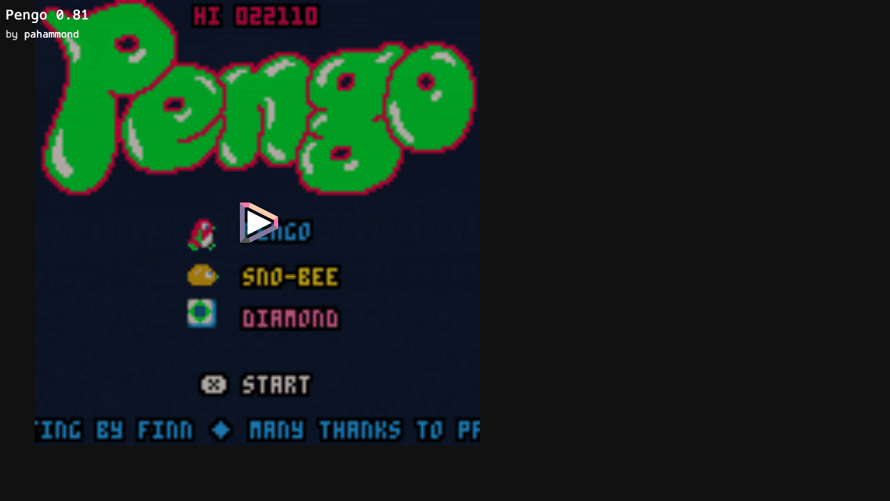 Pengo screenshot