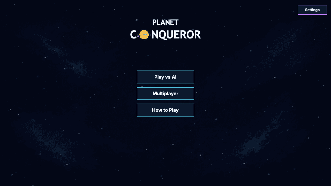 Planet Conqueror screenshot