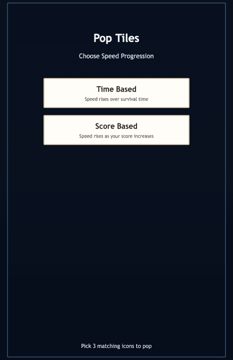 Pop Tiles screenshot