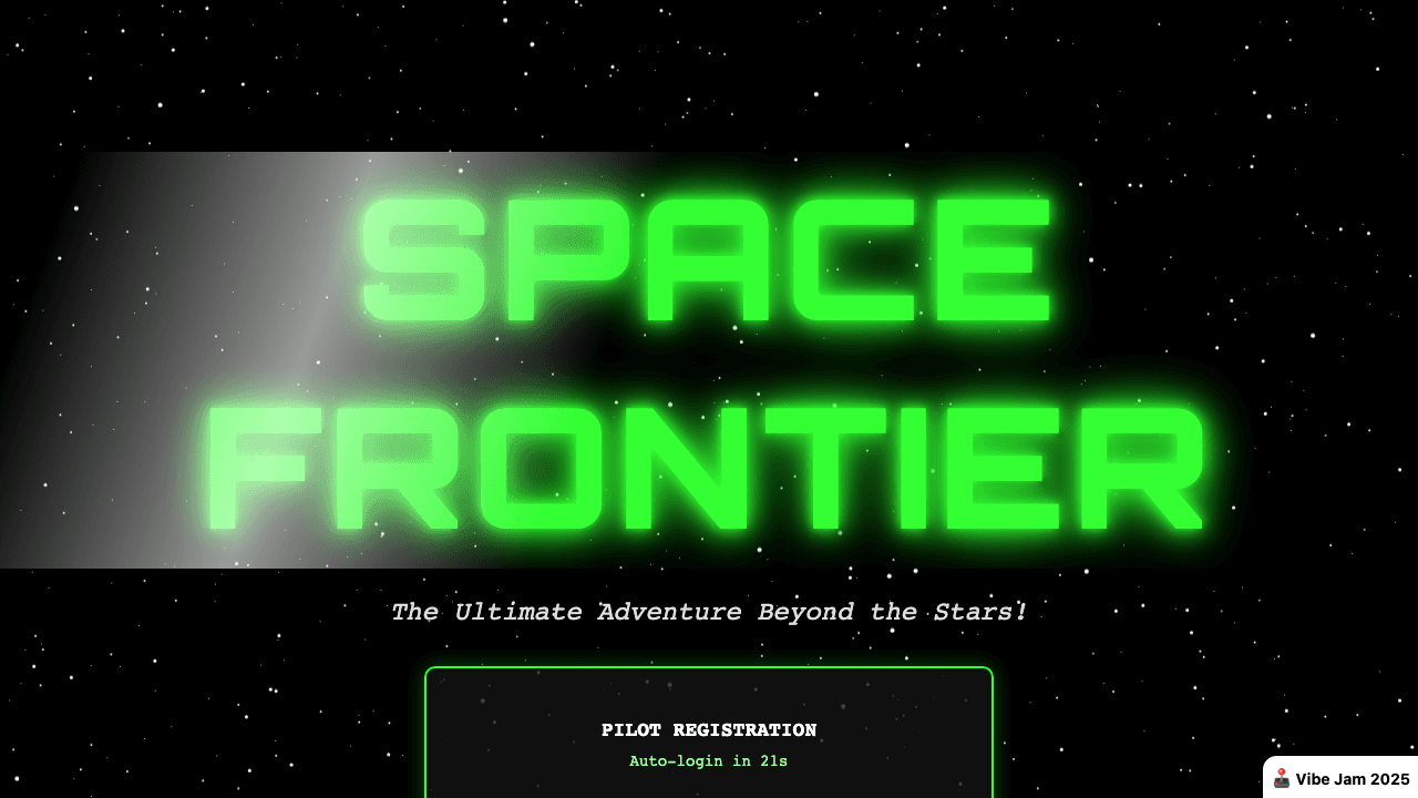 Space Frontier screenshot
