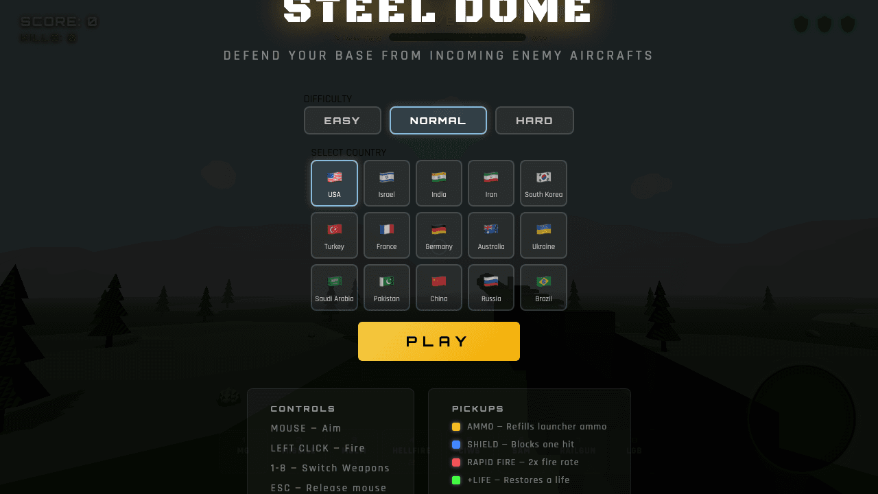 Steel Dome screenshot