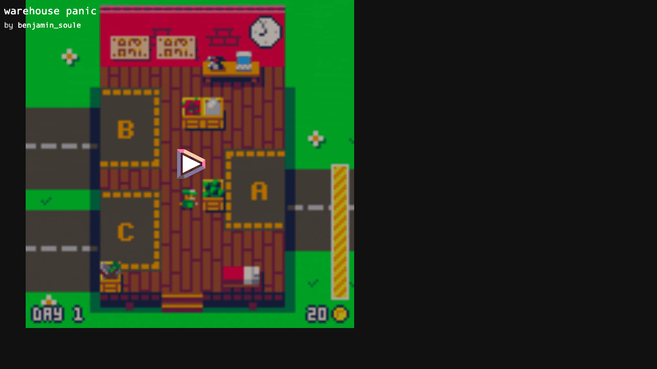 warehouse panic screenshot