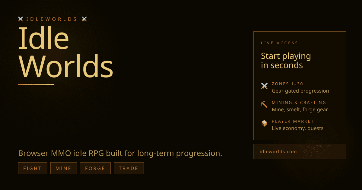 IdleWorlds screenshot