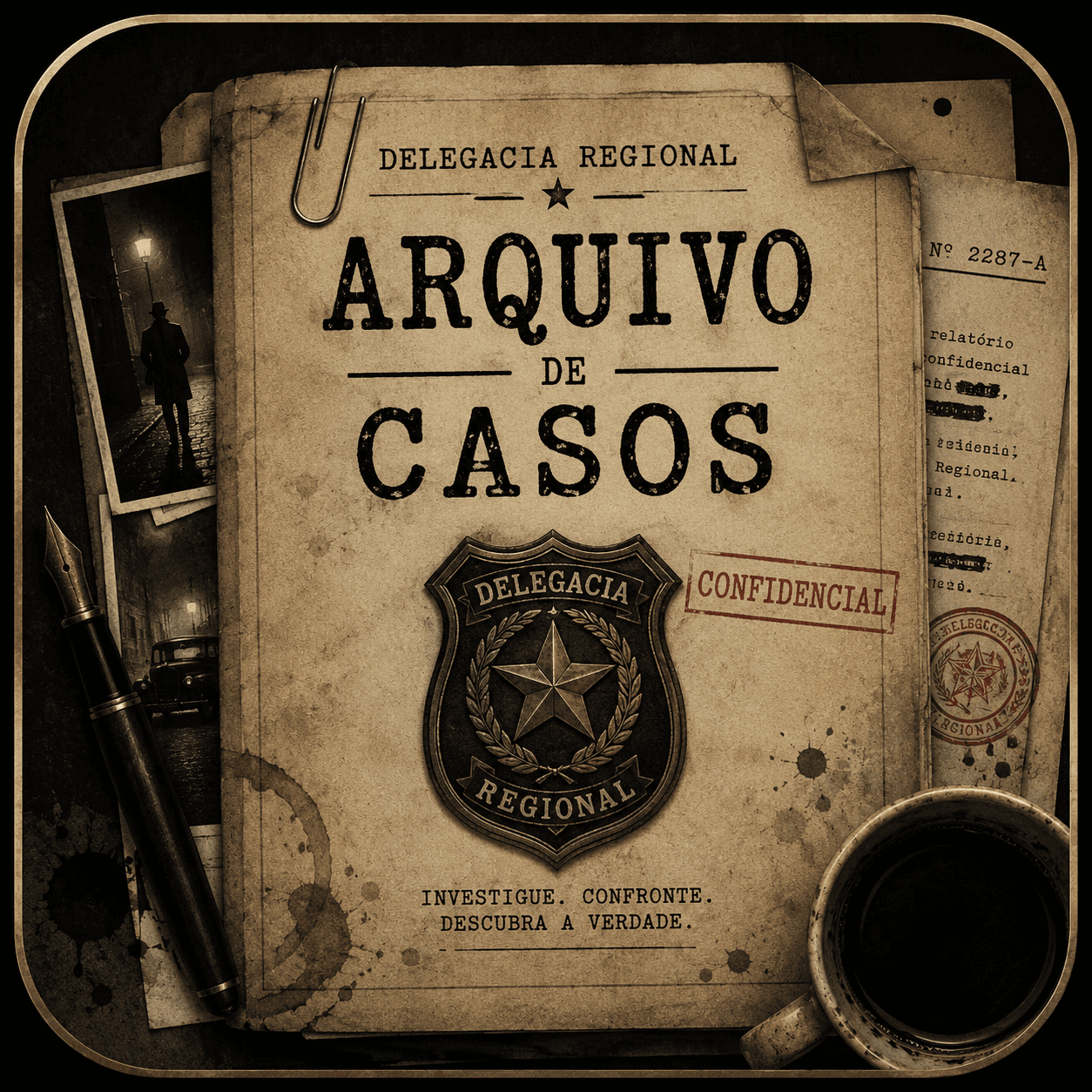 Arquivo de Casos screenshot