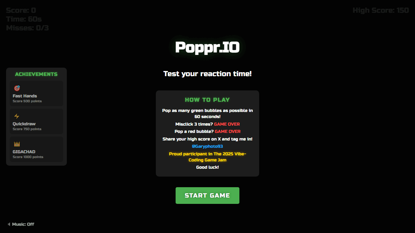 Poppr.IO by GaryMellerick screenshot
