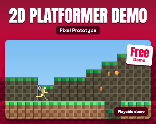 2D Pixel Prototype: Platformer Demo screenshot