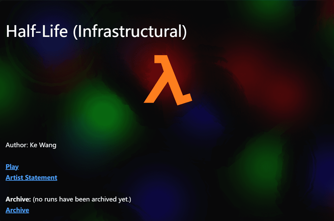Half-Life (Infrastructural) screenshot