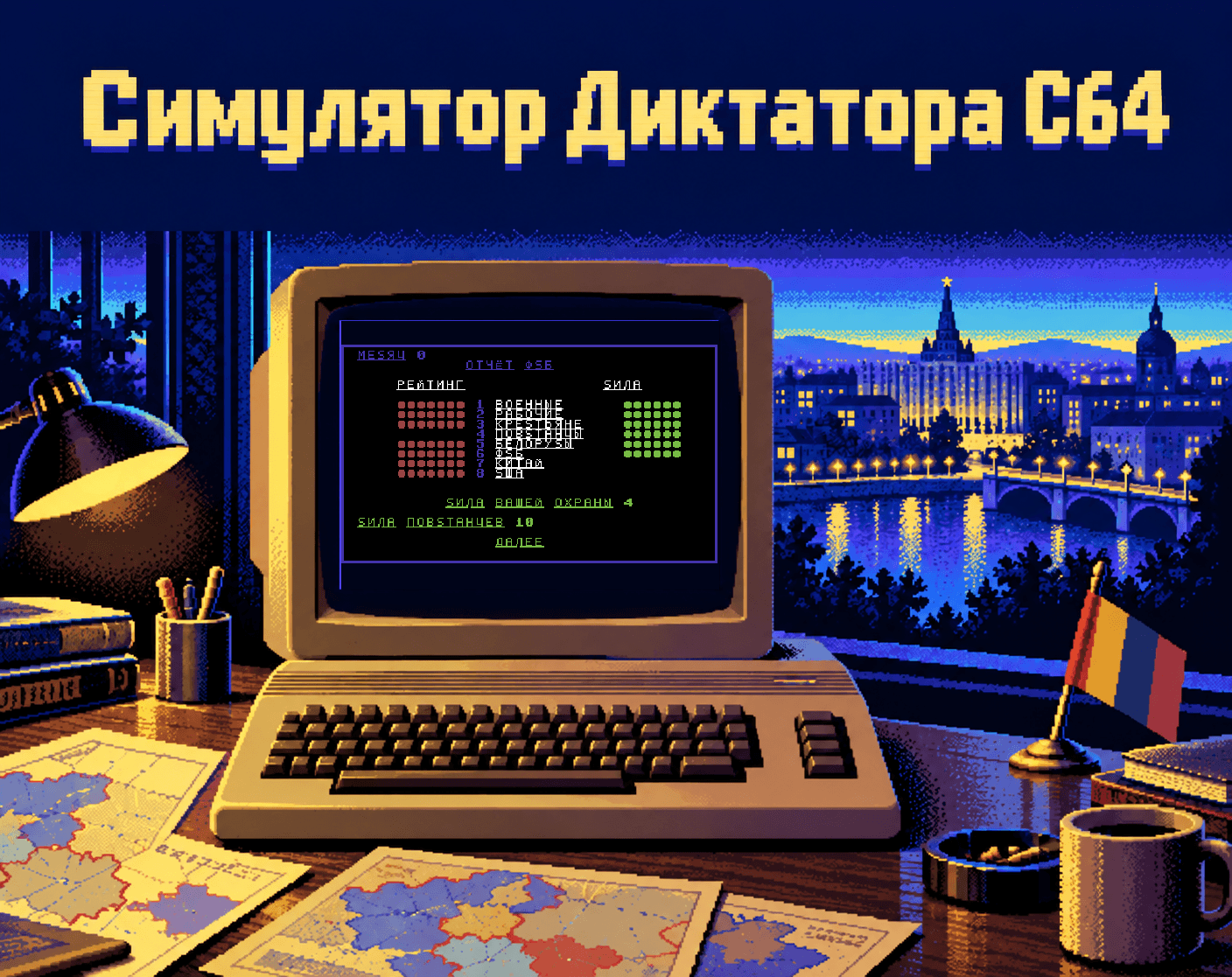 Симулятор Диктатора С64 screenshot