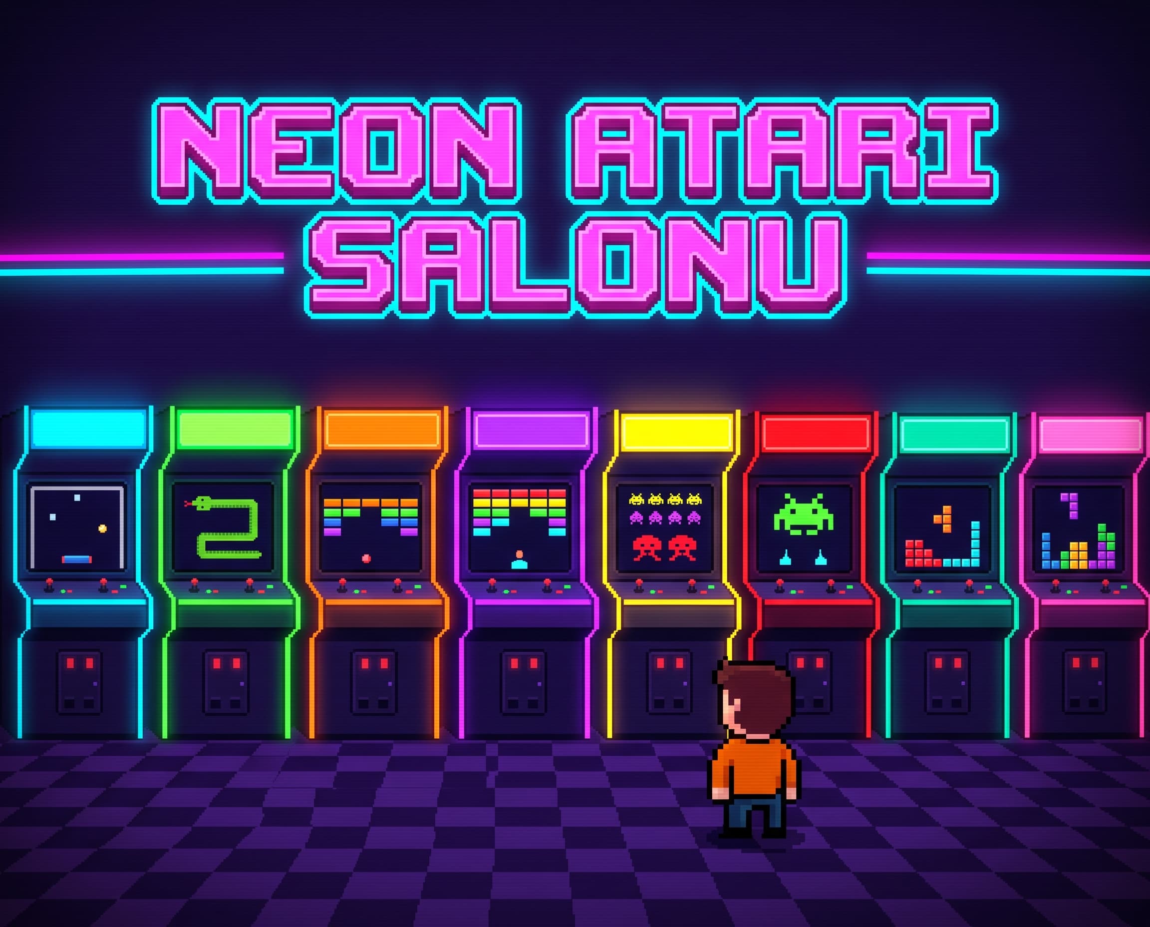 Neon Atari Salonu screenshot