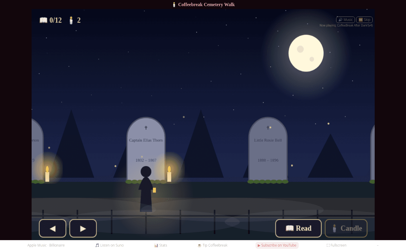 Coffeebreak Cemetery Walk screenshot