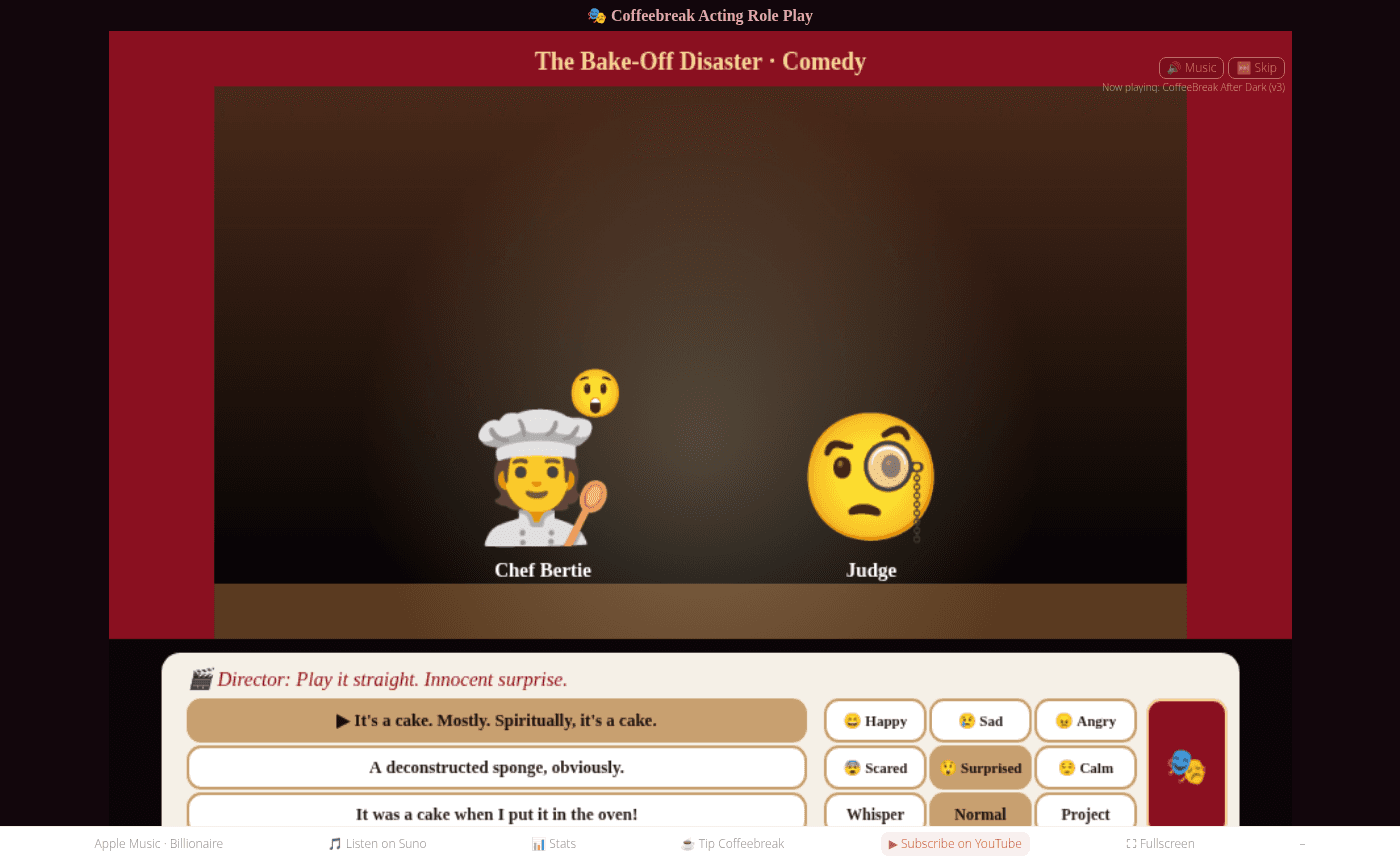 Coffeebreak Acting Role Play screenshot