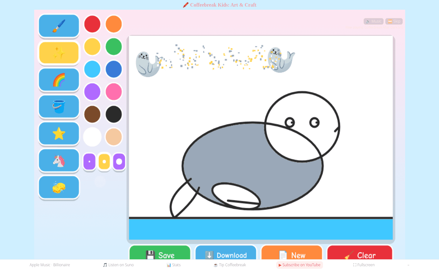 Coffeebreak Kids: Art & Craft screenshot