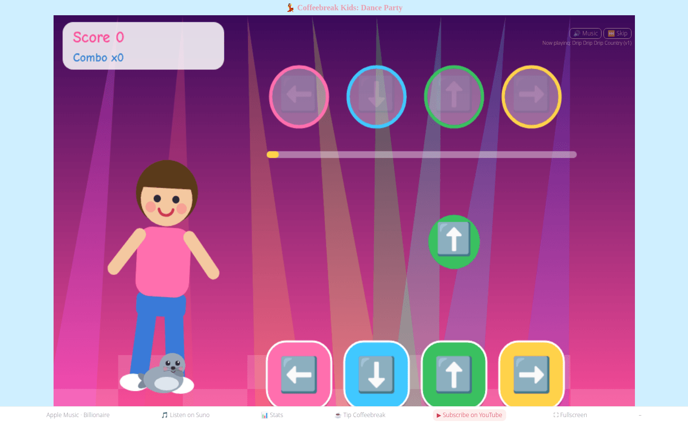 Coffeebreak Kids: Dance Party screenshot