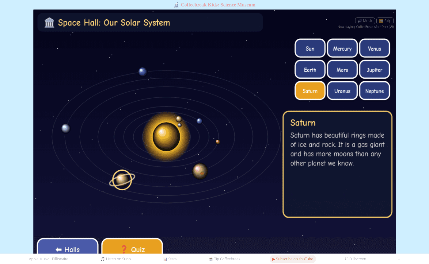 Coffeebreak Kids: Science Museum screenshot