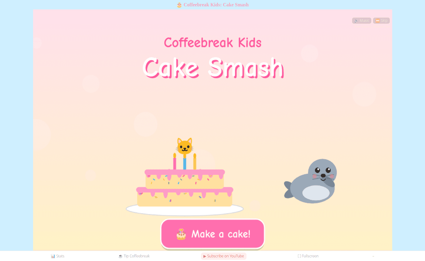 Coffeebreak Kids: Cake Smash screenshot