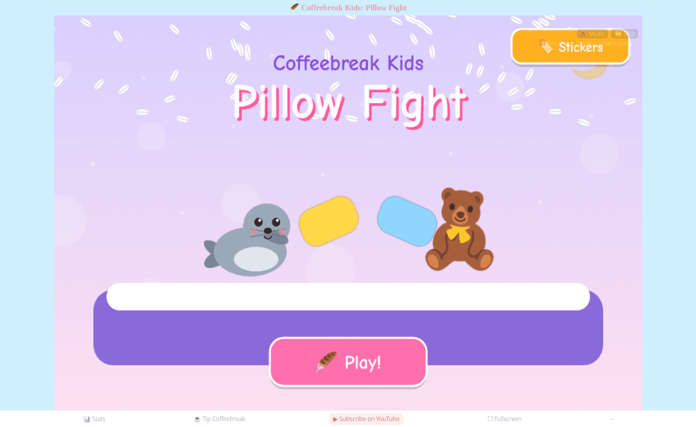 Coffeebreak Kids: Pillow Fight screenshot