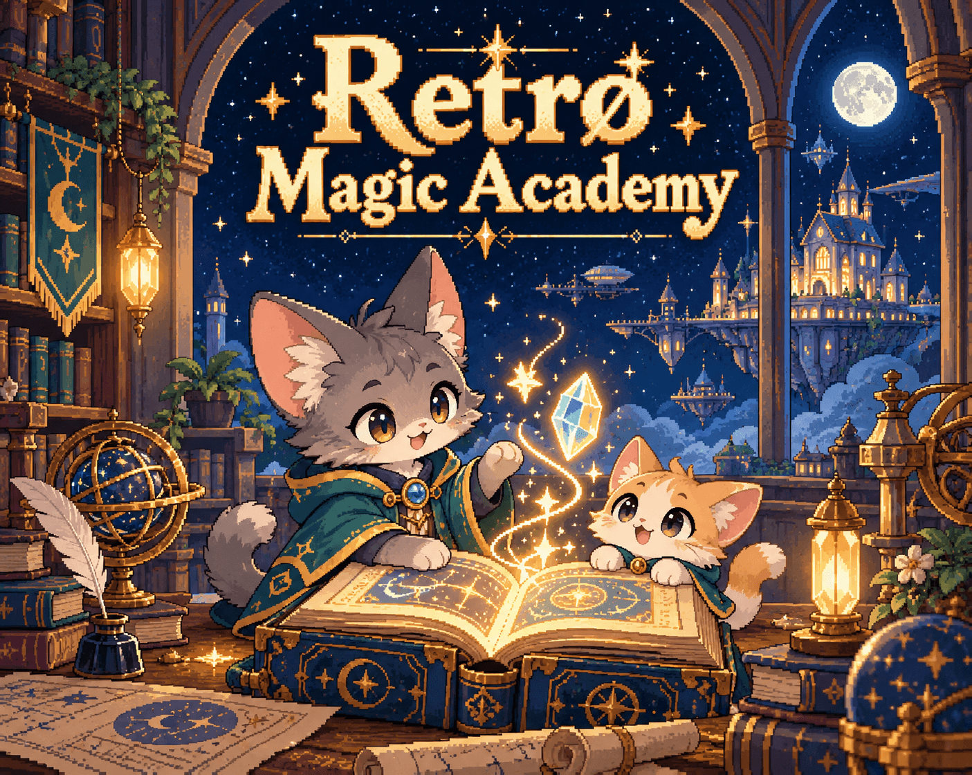 Retrø Magic Academy screenshot