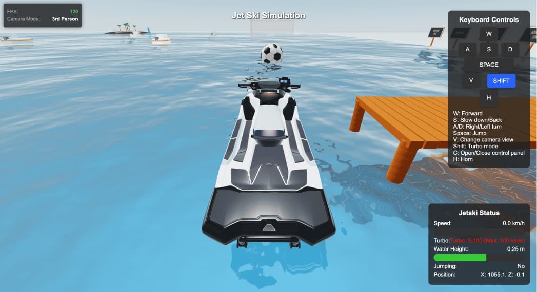 Jetski Simulation | Cemil Sevim screenshot