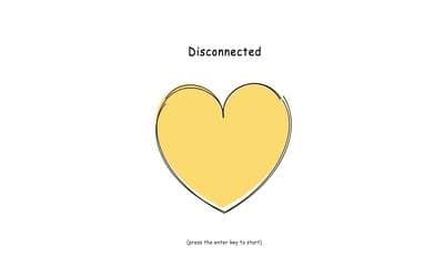 Disconnected screenshot