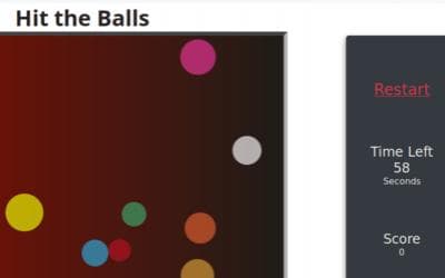 Hit the balls screenshot
