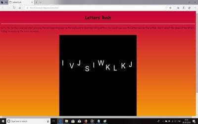 RushLetters screenshot
