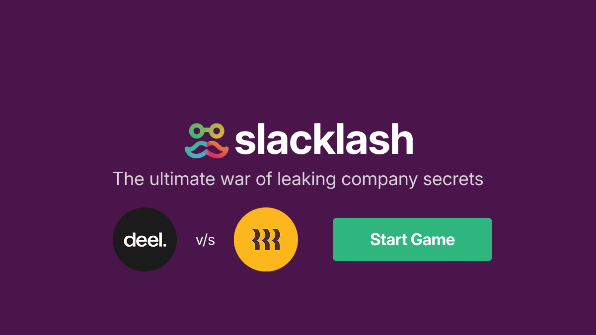 Slacklash - The Ultimate War of Leaking Company Secrets screenshot