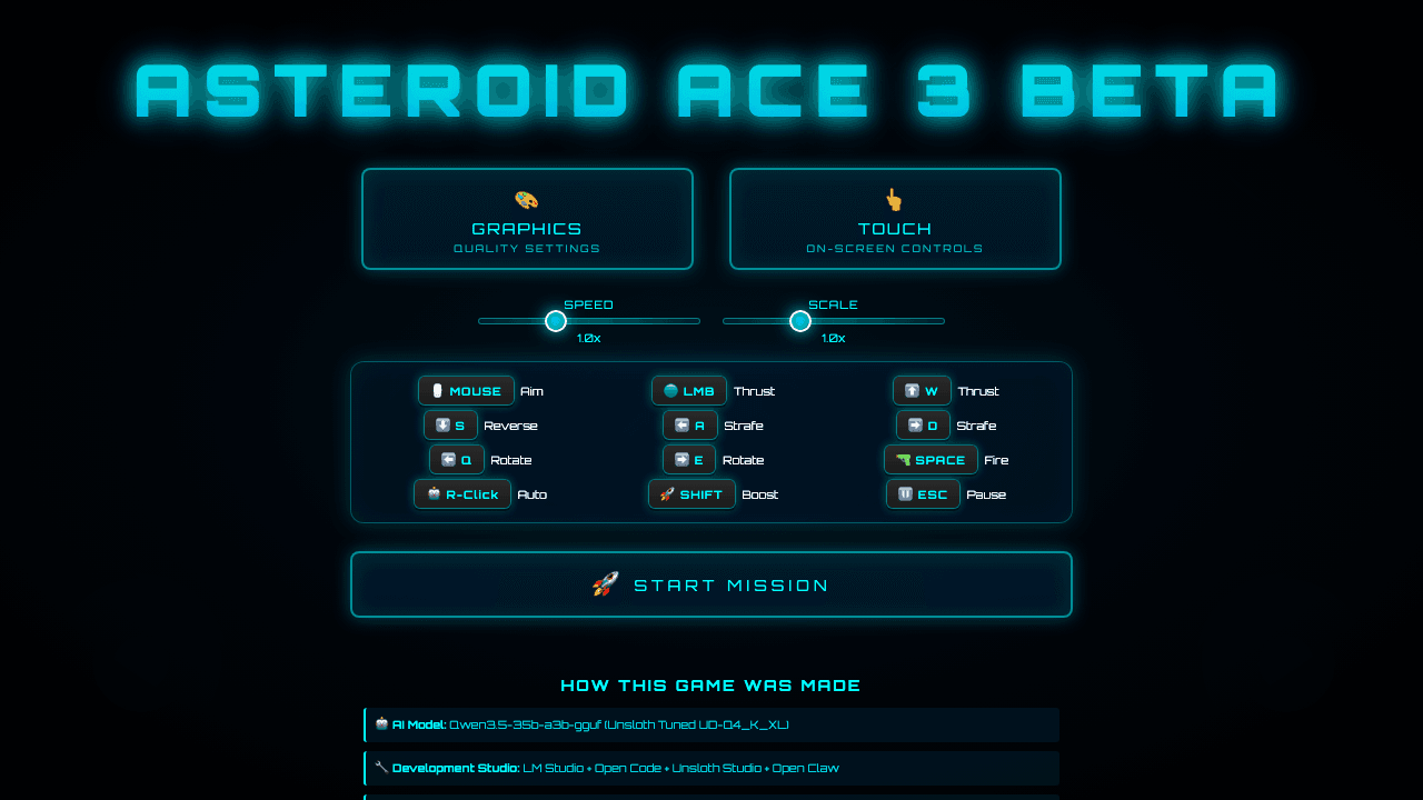 Asteroid Ace screenshot