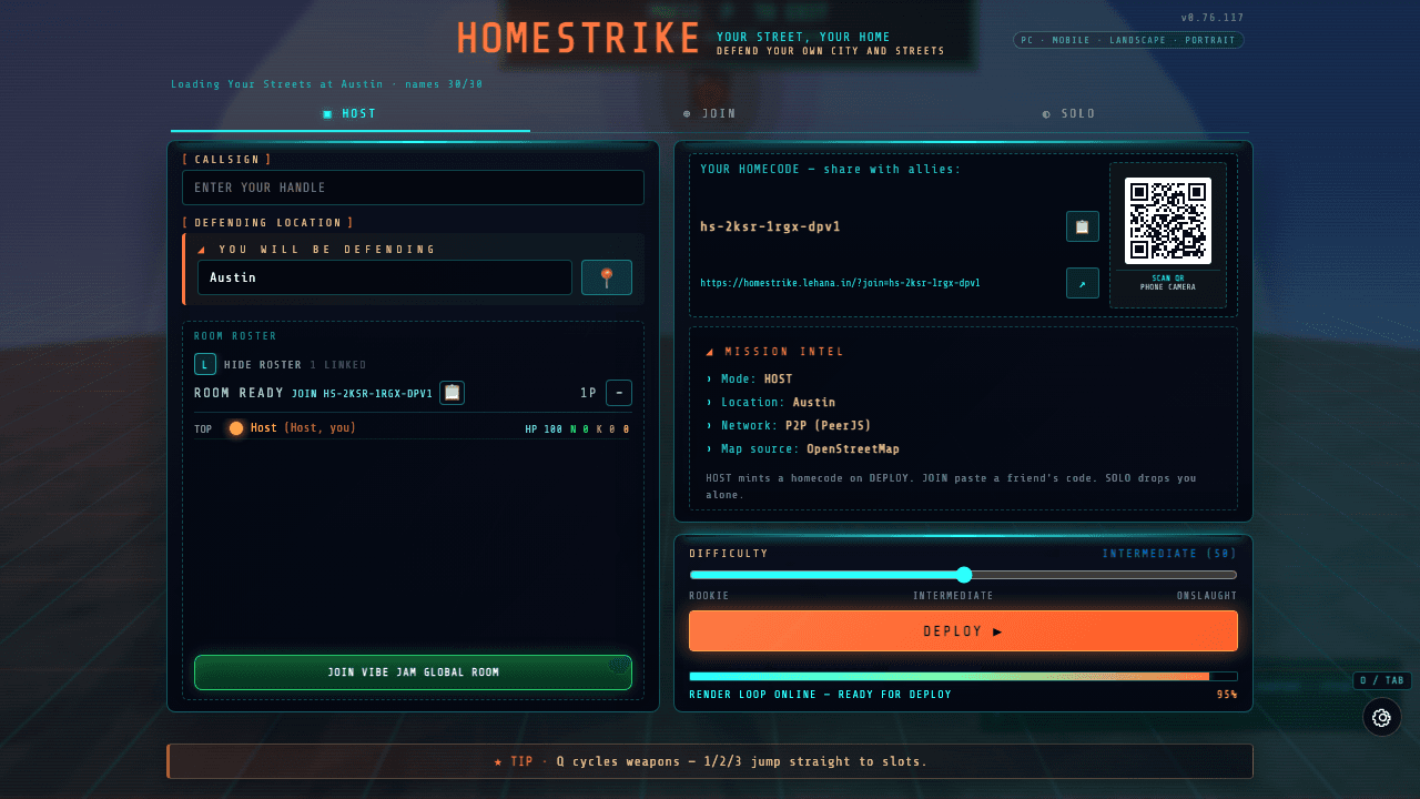 Homestrike - Your Streets, Your Home screenshot